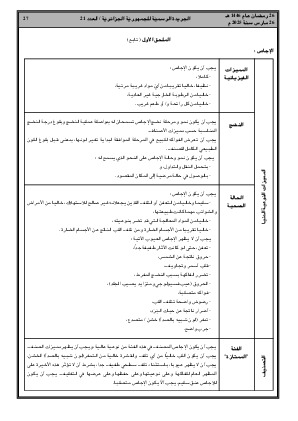 
العدد 21 من الجريدة الرسمية الجزائرية • الصفحة 1

            