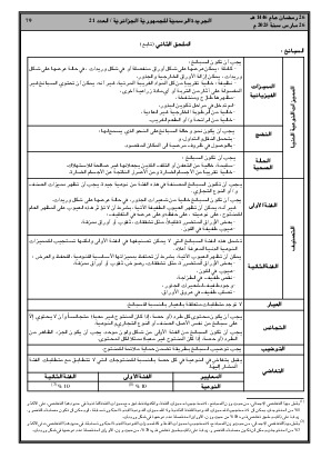 
العدد 21 من الجريدة الرسمية الجزائرية • الصفحة 1

            