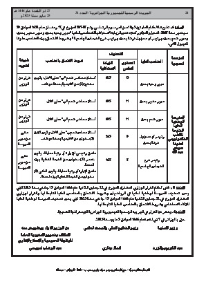 
العدد 31 من الجريدة الرسمية الجزائرية • الصفحة 1

            