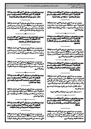 
العدد 31 من الجريدة الرسمية الجزائرية • الصفحة 1

            