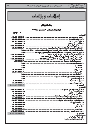 
العدد 60 من الجريدة الرسمية الجزائرية • الصفحة 1

            