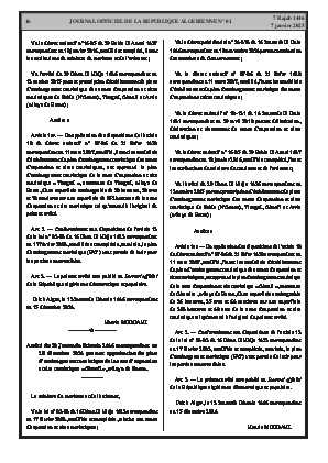 
N°1 du Journal officiel de la République Algérienne Démocratique et Populaire • Page 1

            