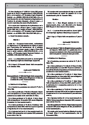 
N°1 du Journal officiel de la République Algérienne Démocratique et Populaire • Page 1

            
