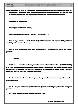 
N°2 du Journal officiel de la République Algérienne Démocratique et Populaire • Page 1

            
