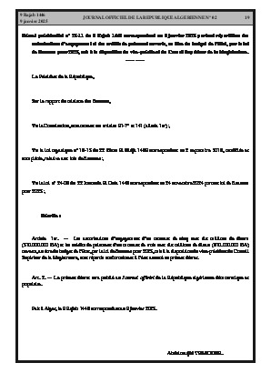 
N°2 du Journal officiel de la République Algérienne Démocratique et Populaire • Page 1

            