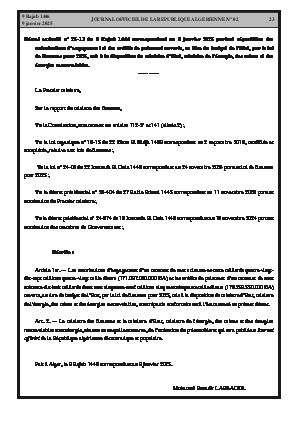 
N°2 du Journal officiel de la République Algérienne Démocratique et Populaire • Page 1

            