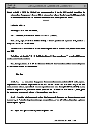 
N°2 du Journal officiel de la République Algérienne Démocratique et Populaire • Page 1

            