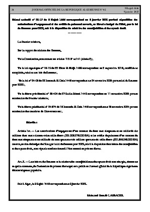 
N°2 du Journal officiel de la République Algérienne Démocratique et Populaire • Page 1

            
