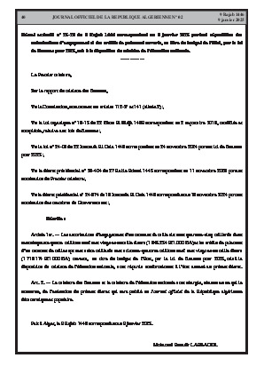 
N°2 du Journal officiel de la République Algérienne Démocratique et Populaire • Page 1

            