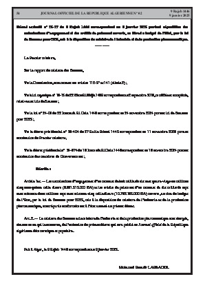 
N°2 du Journal officiel de la République Algérienne Démocratique et Populaire • Page 1

            