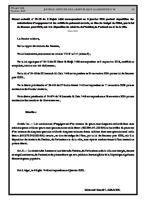 
N°2 du Journal officiel de la République Algérienne Démocratique et Populaire • Page 1

            