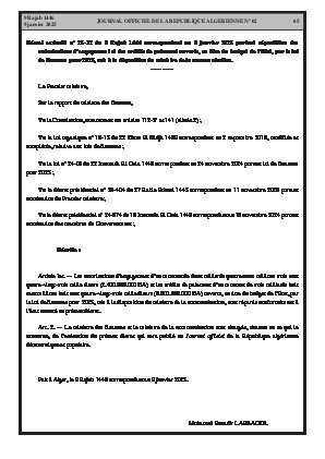 
N°2 du Journal officiel de la République Algérienne Démocratique et Populaire • Page 1

            