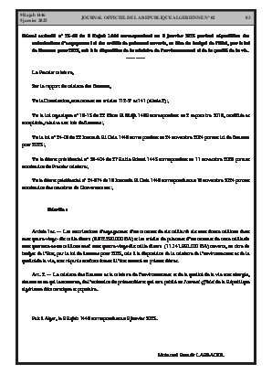 
N°2 du Journal officiel de la République Algérienne Démocratique et Populaire • Page 1

            