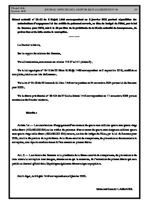 
N°2 du Journal officiel de la République Algérienne Démocratique et Populaire • Page 1

            