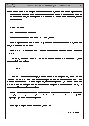 
N°2 du Journal officiel de la République Algérienne Démocratique et Populaire • Page 1

            