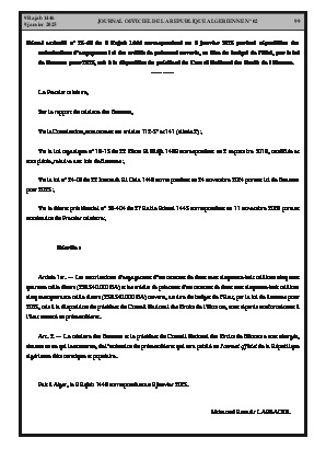 
N°2 du Journal officiel de la République Algérienne Démocratique et Populaire • Page 1

            