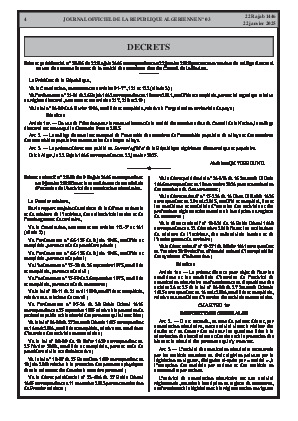 
Issue #3 of the Official Gazette of the People's Democratic Republic of Algeria • Page 1

            