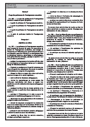 
Issue #4 of the Official Gazette of the People's Democratic Republic of Algeria • Page 1

            