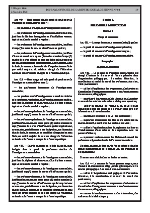 
Issue #4 of the Official Gazette of the People's Democratic Republic of Algeria • Page 1

            