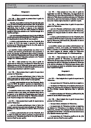 
Issue #4 of the Official Gazette of the People's Democratic Republic of Algeria • Page 1

            