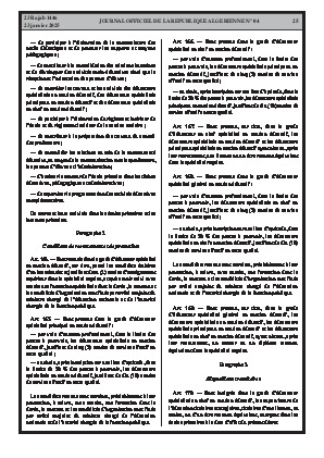 
Issue #4 of the Official Gazette of the People's Democratic Republic of Algeria • Page 1

            