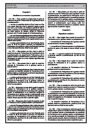 
Issue #4 of the Official Gazette of the People's Democratic Republic of Algeria • Page 1

            