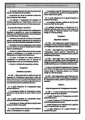 
Issue #4 of the Official Gazette of the People's Democratic Republic of Algeria • Page 1

            