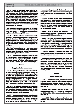 
Issue #4 of the Official Gazette of the People's Democratic Republic of Algeria • Page 1

            