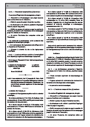 
N°6 du Journal officiel de la République Algérienne Démocratique et Populaire • Page 1

            