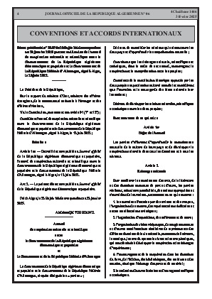 
N°6 du Journal officiel de la République Algérienne Démocratique et Populaire • Page 1

            