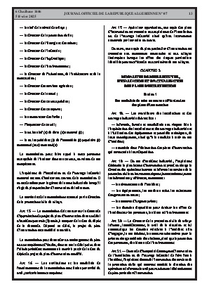 
N°7 du Journal officiel de la République Algérienne Démocratique et Populaire • Page 1

            