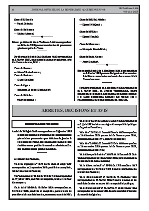 
N°8 du Journal officiel de la République Algérienne Démocratique et Populaire • Page 1

            