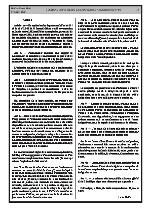 
N°8 du Journal officiel de la République Algérienne Démocratique et Populaire • Page 1

            