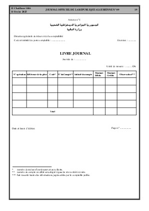 
N°9 du Journal officiel de la République Algérienne Démocratique et Populaire • Page 1

            