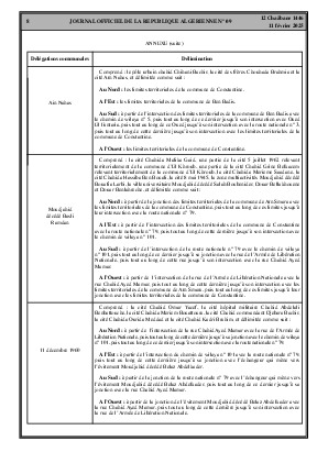
N°9 du Journal officiel de la République Algérienne Démocratique et Populaire • Page 1

            