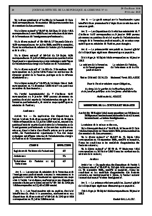 
Issue #11 of the Official Gazette of the People's Democratic Republic of Algeria • Page 1

            