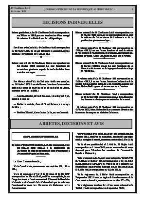 
Issue #11 of the Official Gazette of the People's Democratic Republic of Algeria • Page 1

            