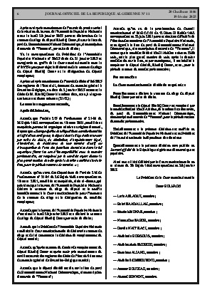 
Issue #11 of the Official Gazette of the People's Democratic Republic of Algeria • Page 1

            