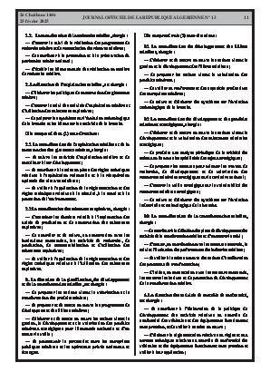 
Issue #13 of the Official Gazette of the People's Democratic Republic of Algeria • Page 1

            