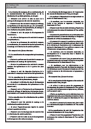 
Issue #13 of the Official Gazette of the People's Democratic Republic of Algeria • Page 1

            