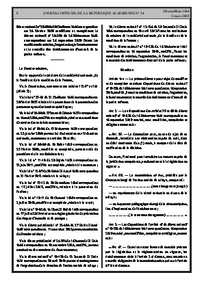 
Issue #14 of the Official Gazette of the People's Democratic Republic of Algeria • Page 1

            