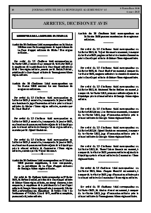 
N°15 du Journal officiel de la République Algérienne Démocratique et Populaire • Page 1

            