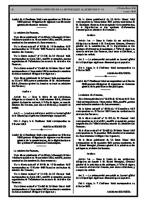 
N°15 du Journal officiel de la République Algérienne Démocratique et Populaire • Page 1

            