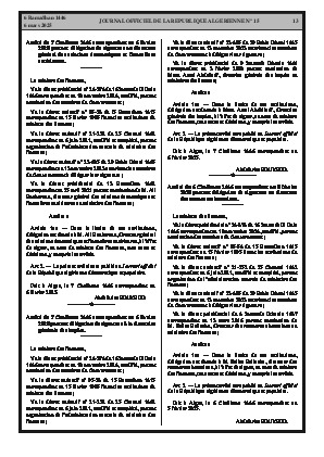 
N°15 du Journal officiel de la République Algérienne Démocratique et Populaire • Page 1

            