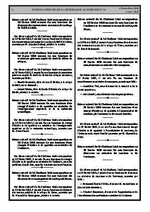 
N°15 du Journal officiel de la République Algérienne Démocratique et Populaire • Page 1

            