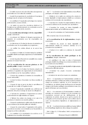 
Issue #17 of the Official Gazette of the People's Democratic Republic of Algeria • Page 1

            