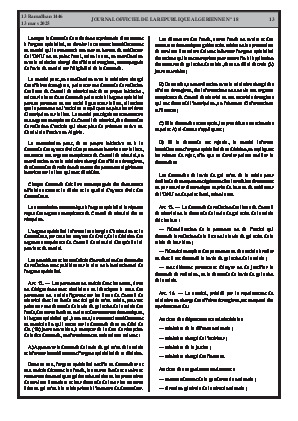 
N°18 du Journal officiel de la République Algérienne Démocratique et Populaire • Page 1

            