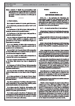 
N°18 du Journal officiel de la République Algérienne Démocratique et Populaire • Page 1

            