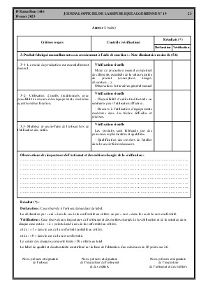 
Issue #19 of the Official Gazette of the People's Democratic Republic of Algeria • Page 1

            