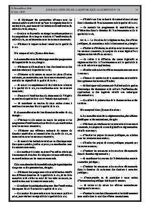 
N°20 du Journal officiel de la République Algérienne Démocratique et Populaire • Page 1

            